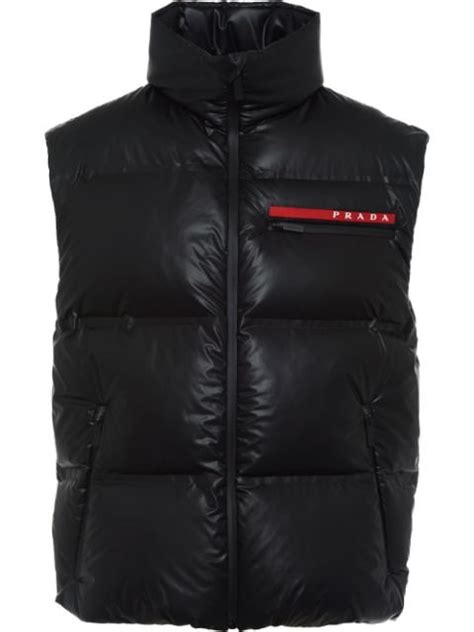 prada gilet puffer